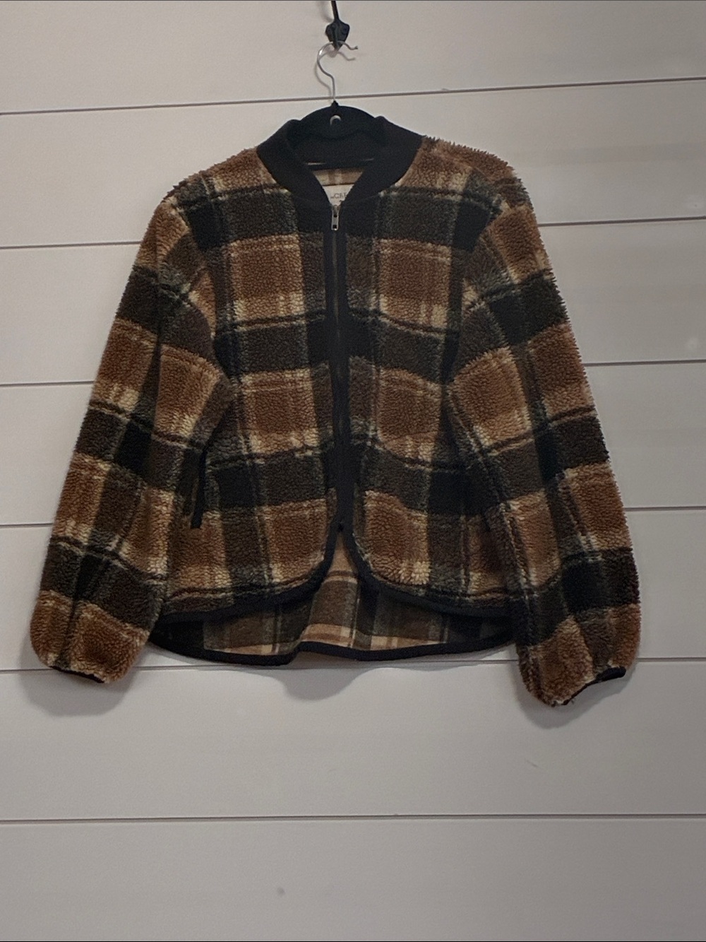 THE GREAT Sherpa Bomber Jacket Size 0 - Picture 7 of 11